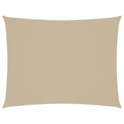 Parasole a Vela Oxford Rettangolare 3x4,5 m Beige