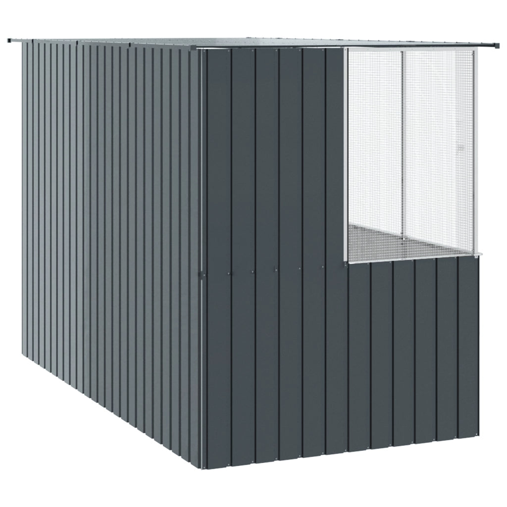Gabbia per Uccelli  Anthracite 215x78x200 cm Acciaio Galvanizzato