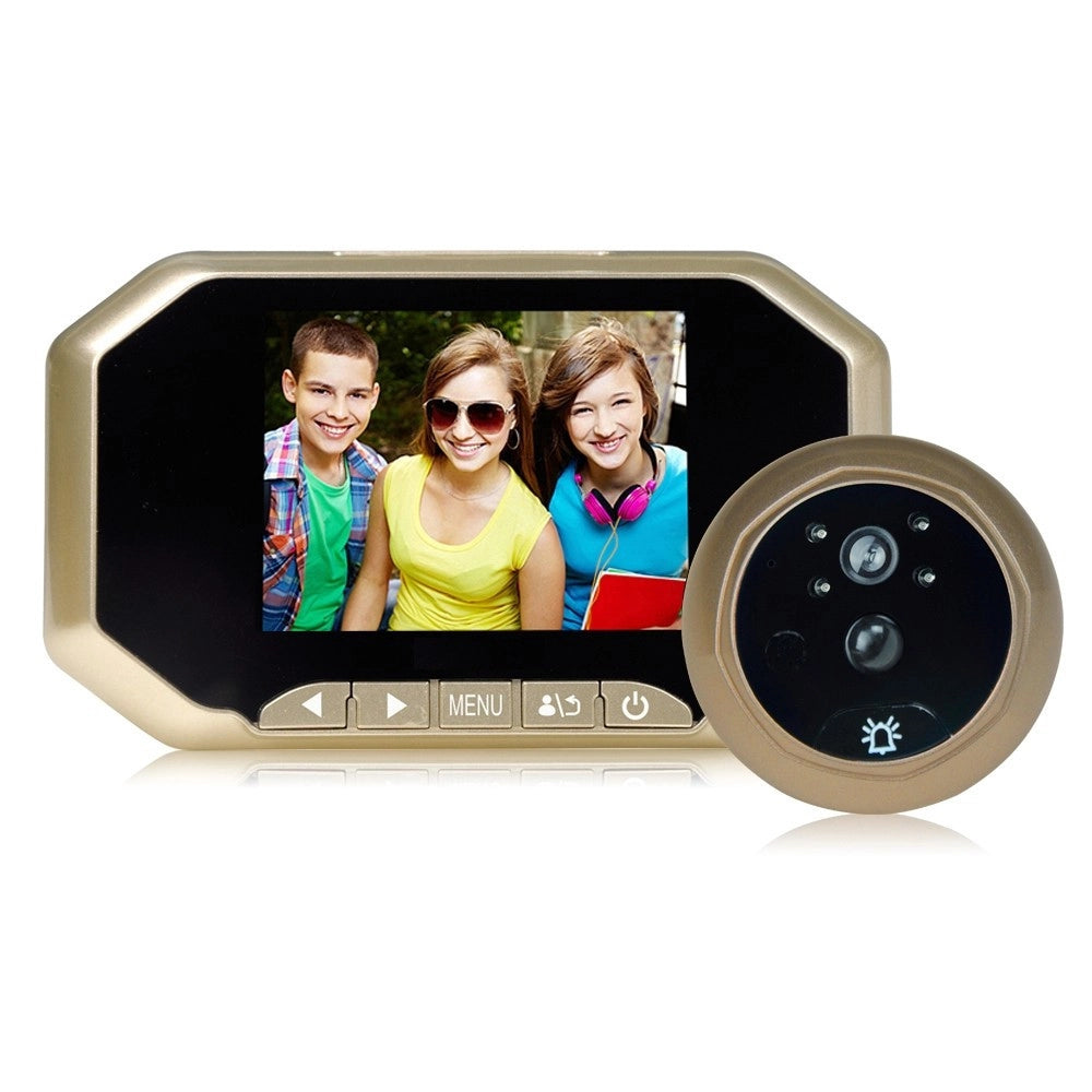 Trade Shop - Spioncino Elettronico Telecamera Display Digitale Scatta Foto Colori Lcd 4.3" -