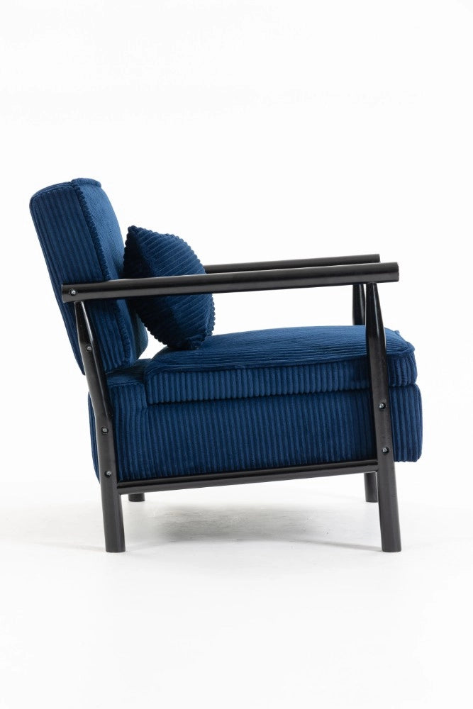 Poltrona Relax con Struttura in Legno e Cuscino Lombare ¨C Xylo ¨C Tessuto