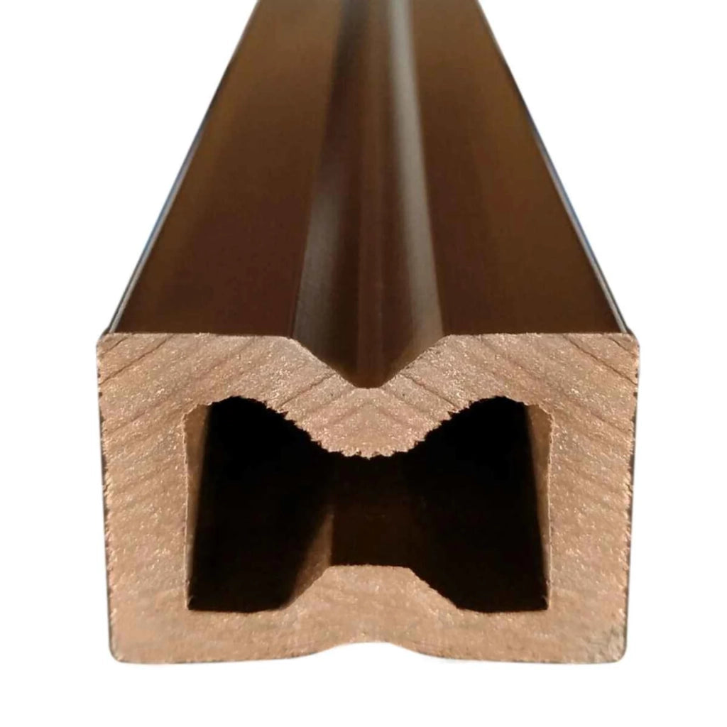 Pavimento da Deck 6 pcs Marrone WPC