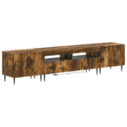 Mobile TV LED a 5 pezzi Rovere Fumo Legno ingegnerizzato 3416521