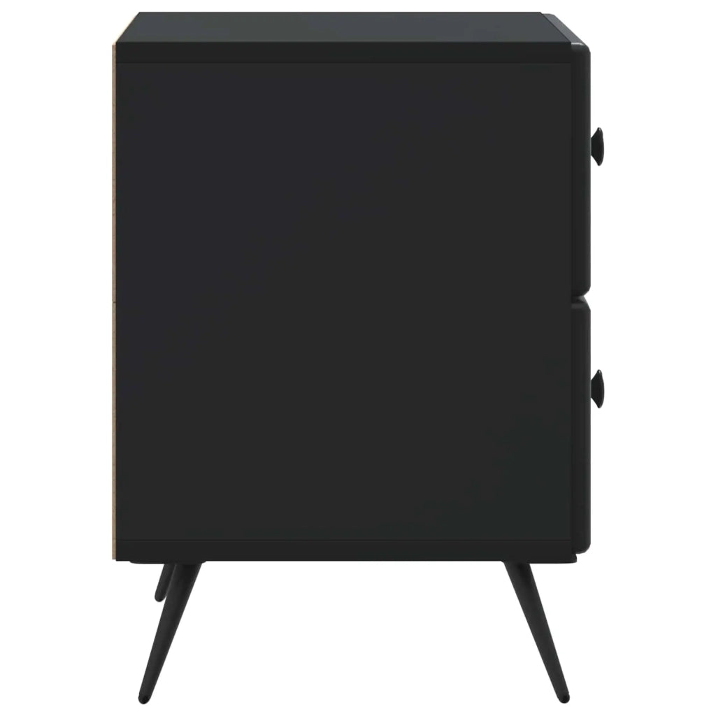 Armadio da Notte 2 pz Nero 43 x 34,5 x 47,5 cm 895448