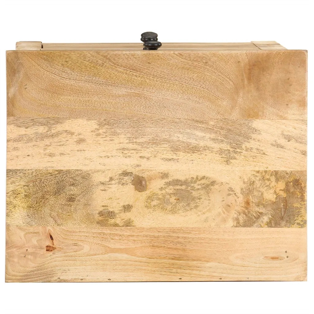 Comodino | Armadio da Notte | Mobiletto da notte 45x35x60 cm in Legno Massello di Mango