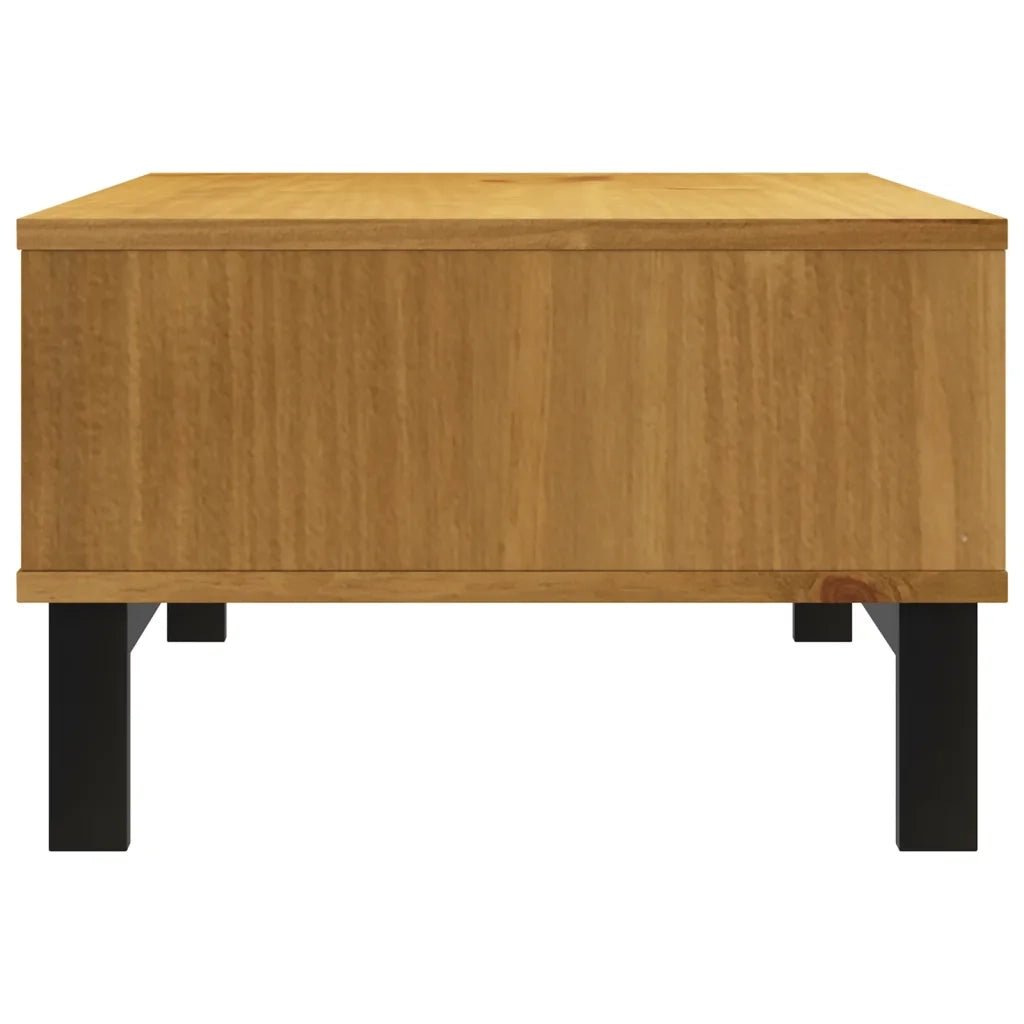 Tavolino da salotto | Tavolino da caff¨¨ | Tavolino da Soggiorno FLAM 100x50x32,5 cm Legno Massello di Pino