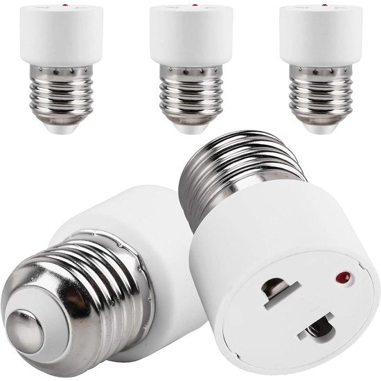 Adattatore E14 a E27 per AC 90 V - 240 V - Bianco