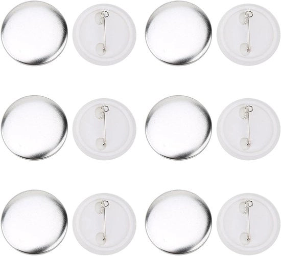 Set di Badge - Etichette Personalizzate - Progetti Fai da Te - 100 pezzi - 37mm di diametro