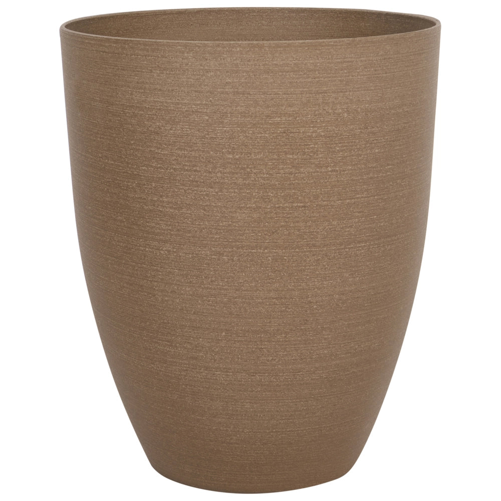 Vaso Piante Esterno in Poliresina Simil Pietra marrone 43 x 43 x 52 cm per interni ed esterni