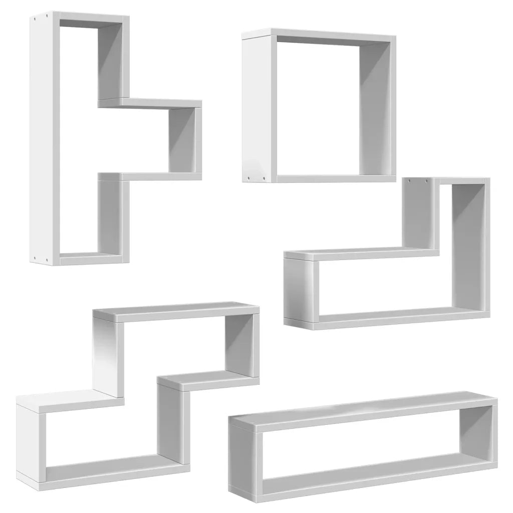 vidaXL Scaffale a Parete Bianco 90x12x64 cm in Legno Multistrato