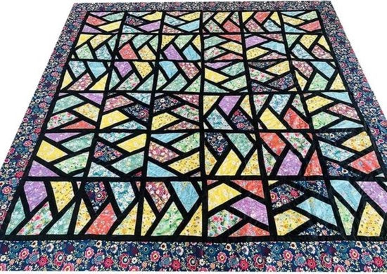Pacchetto di stoffe a patchwork - Tessuto da coperta 50 pezzi - 20x20 cm - 100% cotone