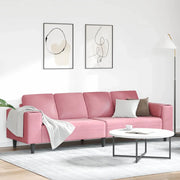 Divano per Soggiorno Rosa 250 x 77 x 76 cm 3335094