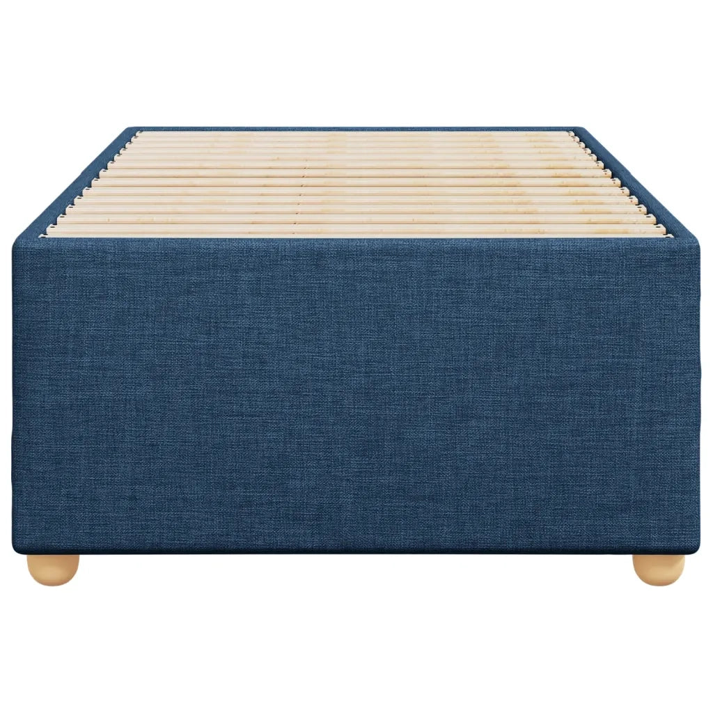 Giroletto senza Materasso Blu 80x200 cm in Tessuto