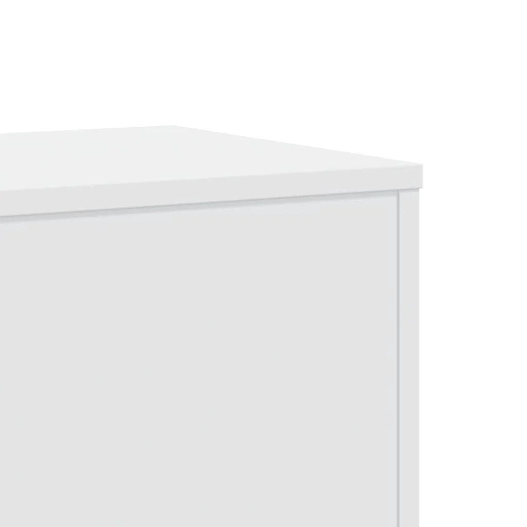 Portavasi mobiletto per fiori 33 x 33 x 100 cm legno ingegnerizzato bianco 02_0045139