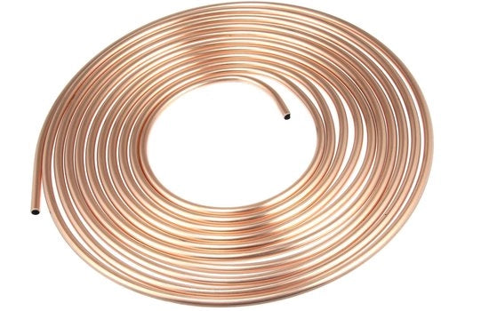 Kit di raccordi di rame e nichel per tubi 3/16" con 16 morsetti, accessori e kit di raccordo automatico da 25ft/7.62m