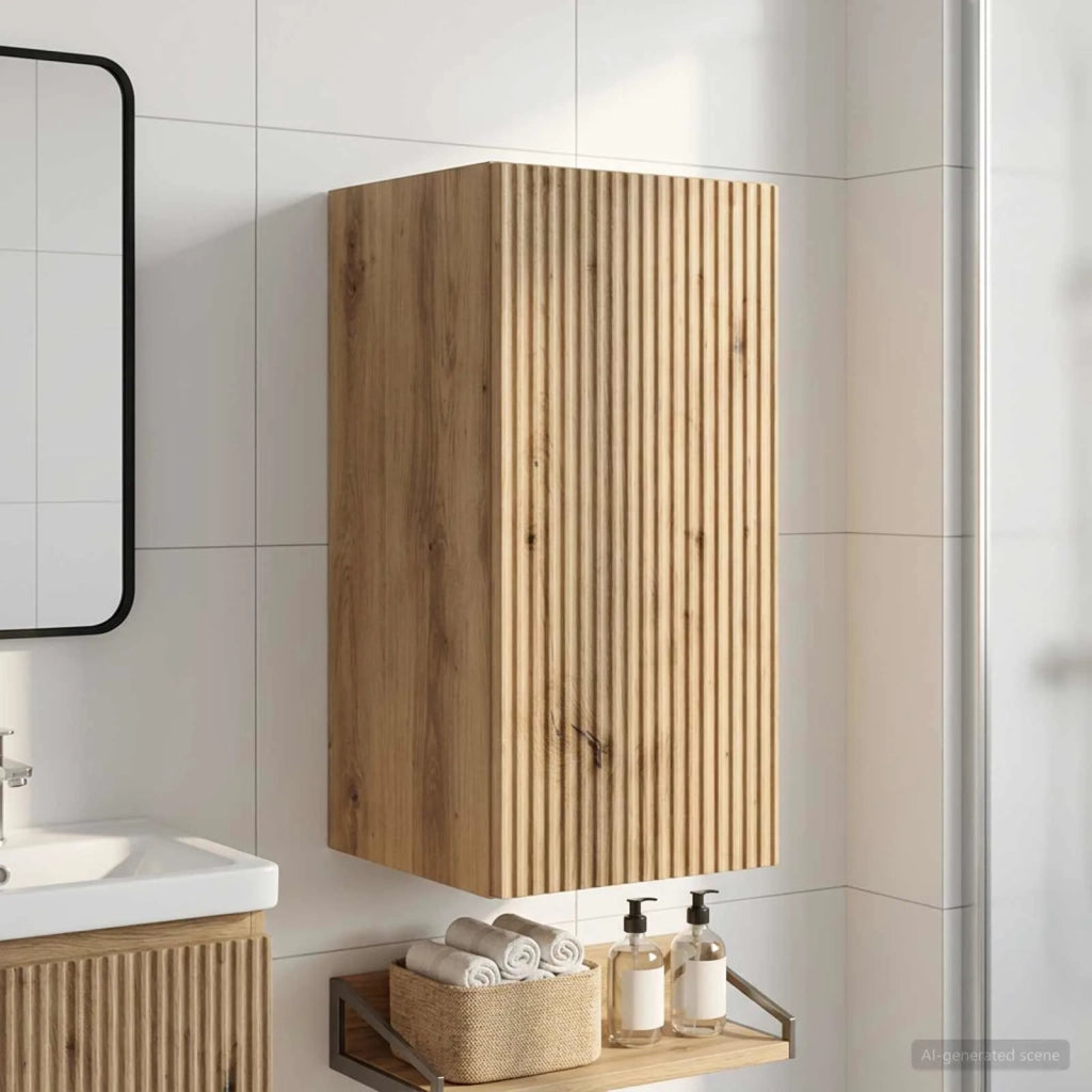 Armadio da bagno a muro ARNHEM Rovere Artigianale 896594