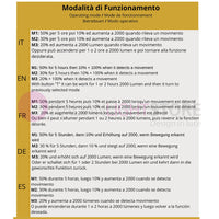 TECHNO Proiettore Solare Led 2000Lm Con Pannello e Telecomando