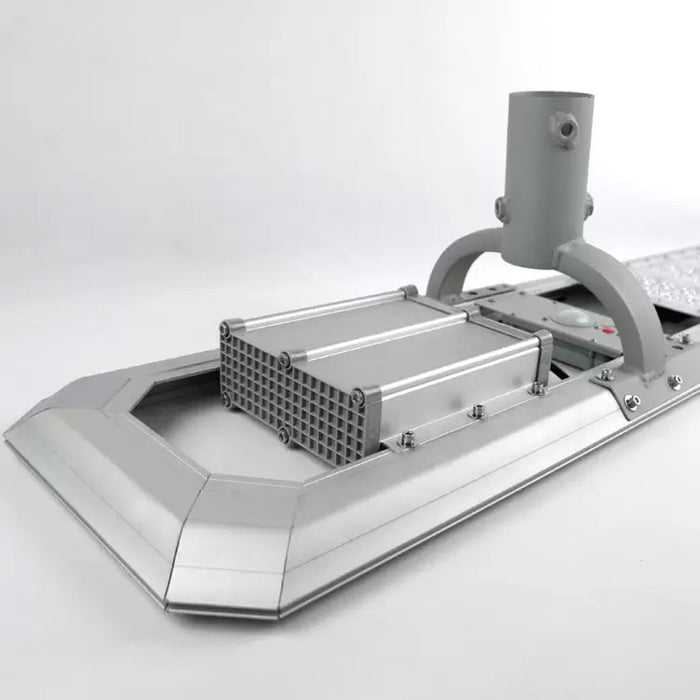 TECHNO Proiettore Faro Solare Led per Lampioni 2000Lm Con Pannello Incorporato