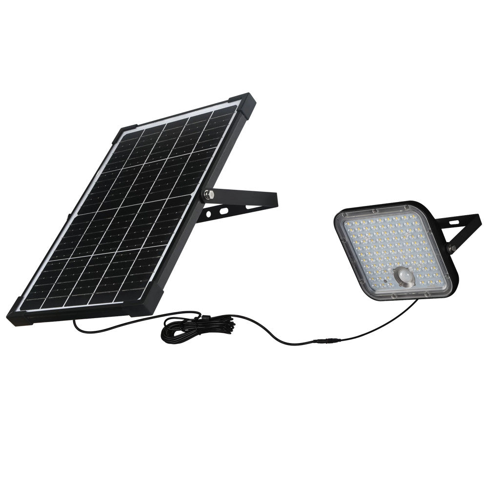 TECHNO Proiettore Faro Solare Led 4800 Lm Con Pannello Separato