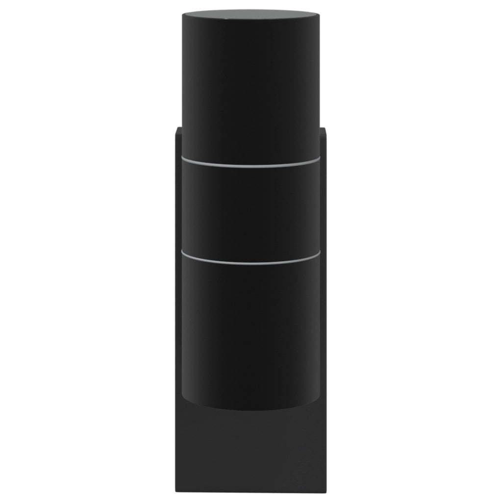 Lampada da Parete Esterno Nera Acciaio Inossidabile IP44