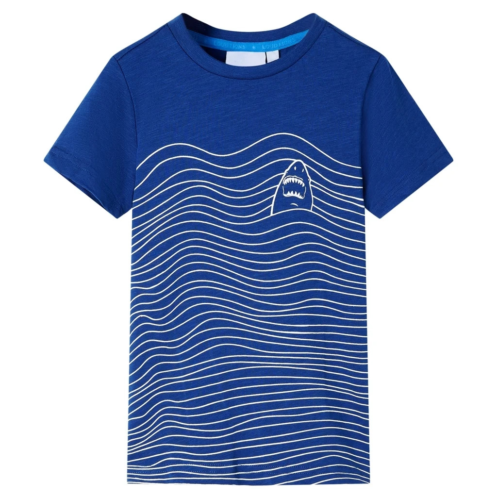 Maglietta per Bambini Blu Scuro 128cod mxl 109304
