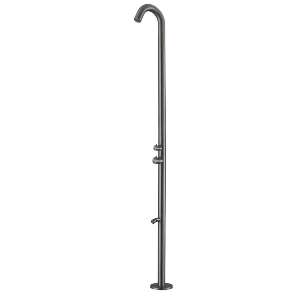 Doccia da Giardino 228,9x18x25 cm con Soffione e Lavapiedi Sined Quartu Canna di fucile