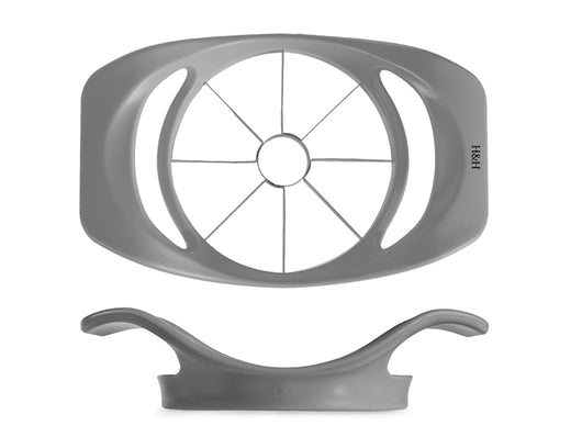 Tagliamele a spicchi in polipropilene e lama in acciaio inox colore grigio chiaro