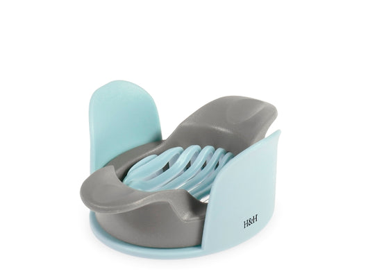 Taglia uova in polipropilene e lama in acciaio inox colore grigio e azzurro