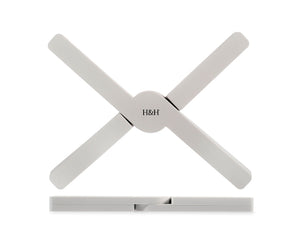 Sottopentola regolabile in silicone colore grigio chiaro