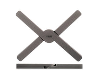 Sottopentola regolabile in silicone colore grigio scuro