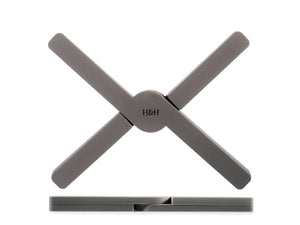 Sottopentola regolabile in silicone colore grigio scuro