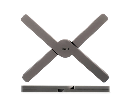 Sottopentola regolabile in silicone colore grigio scuro