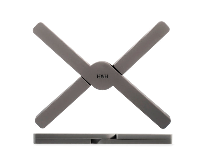 Sottopentola regolabile in silicone colore grigio scuro