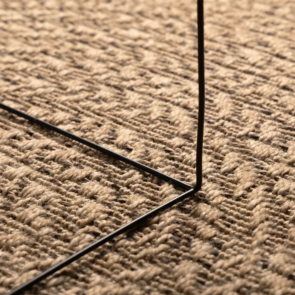 Tappeto ZIZUR 120x170 cm Aspetto Iuta per Interni ed Esterni 364839