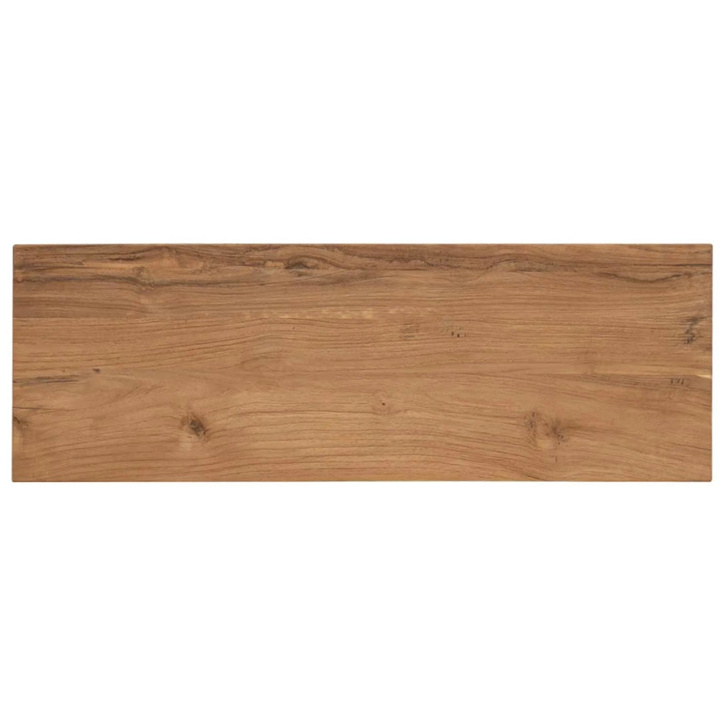 Tavolo consolle Naturale 90 x 30 x 80 cm Legno di teak solido 42024245