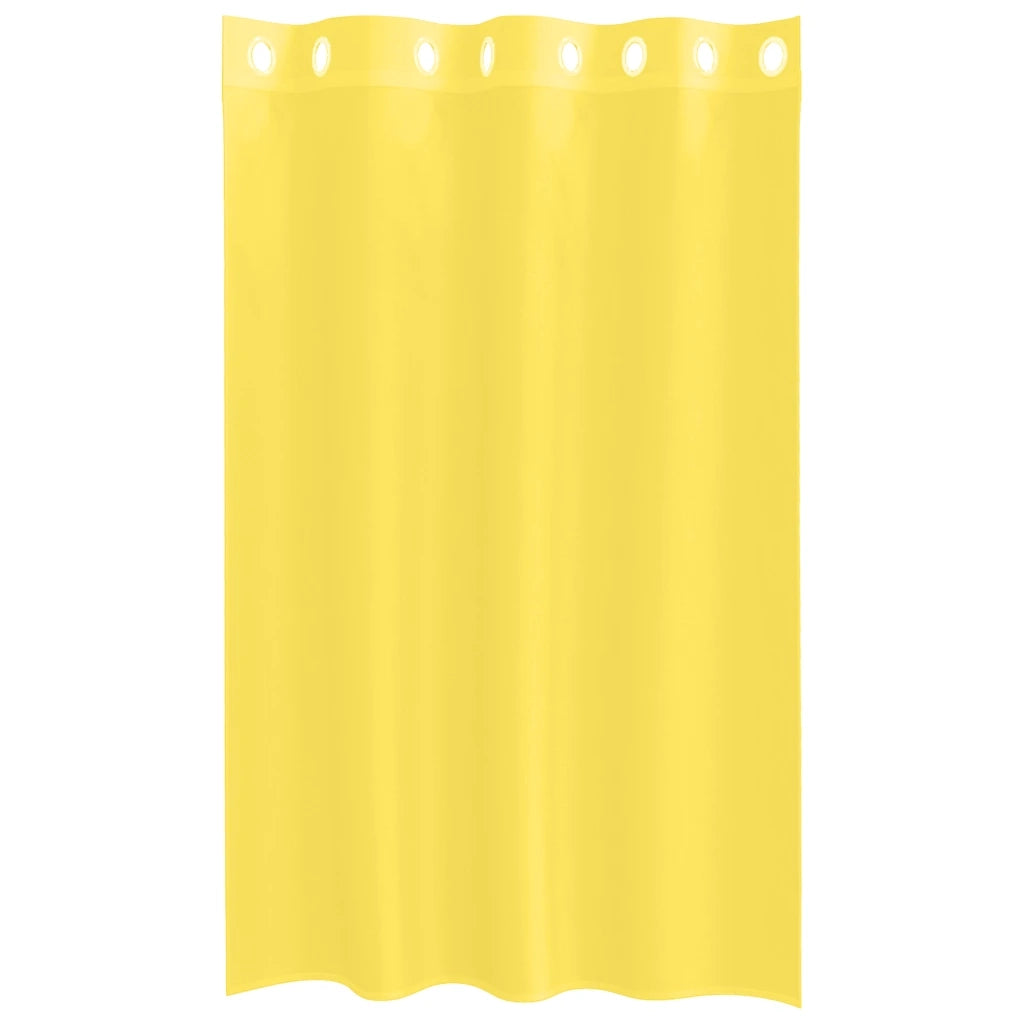 Tende in Voile con Occhielli 2 pz Giallo 4102132