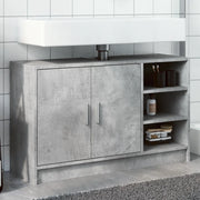 Mobile Lavabo Grigio Cemento 90x29x55 cm in Truciolare 848125