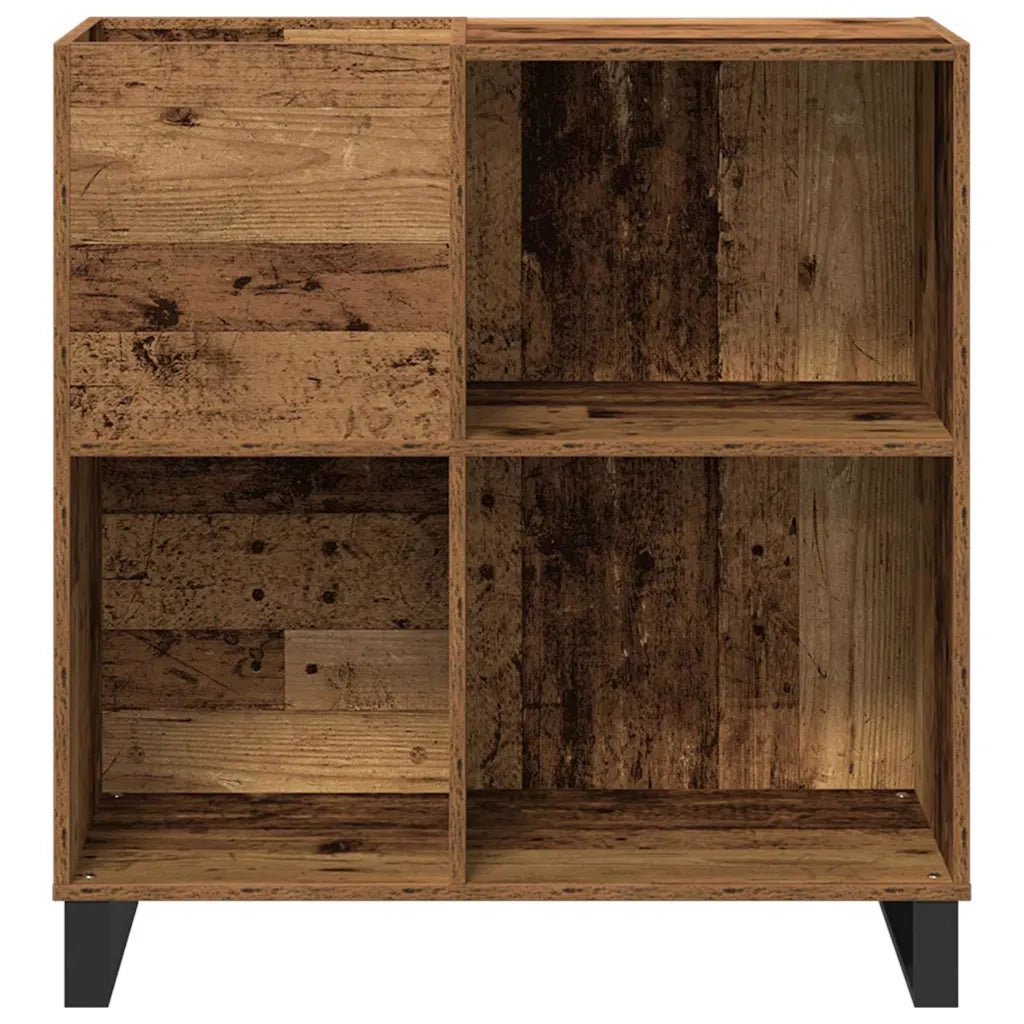 Mobile porta vinili Legno vecchio 84,5 x 38 x 89 cm CFW3621325