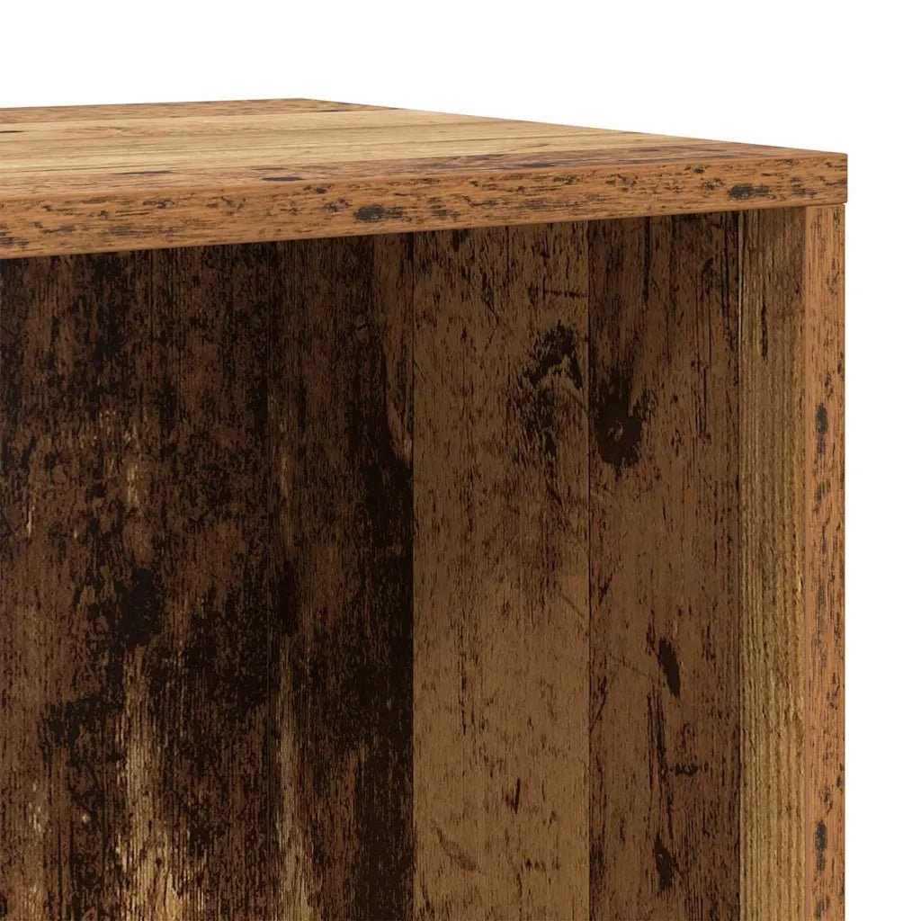 vidaXL Mobile TV Legno antico Legno multistrato