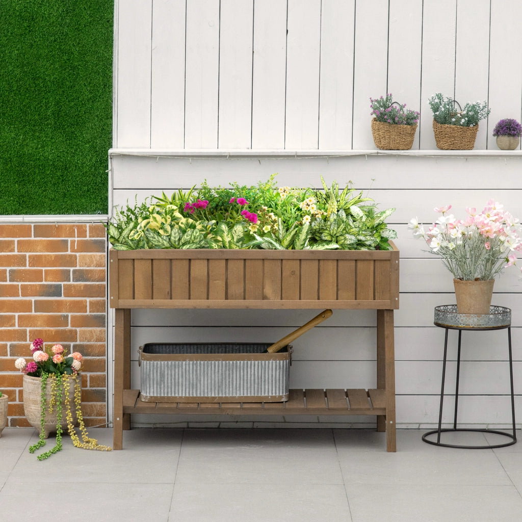 Fioriera da Giardino con Ripiani ¨C zephmum ¨C Legno di Pino 110x46x76 cm