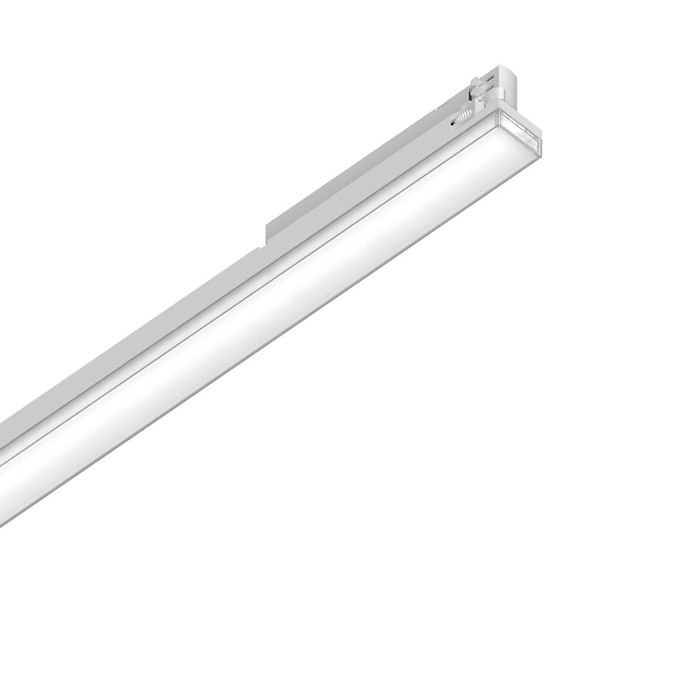 Proiettore Lineare Display Metallo Bianco Led 21W 3000K Luce Calda