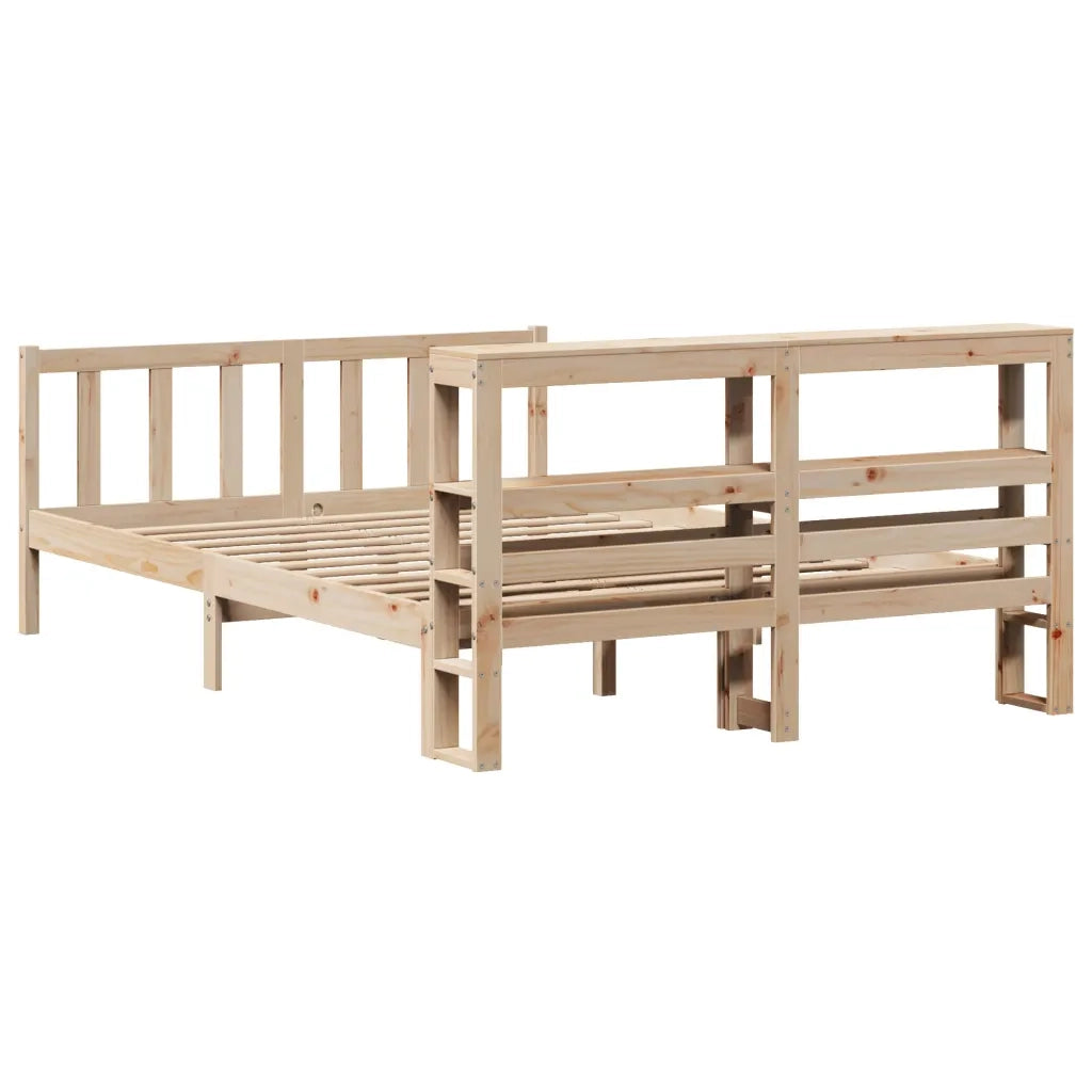Letto senza Materasso 120x190 cm in Legno Massello di Pino
