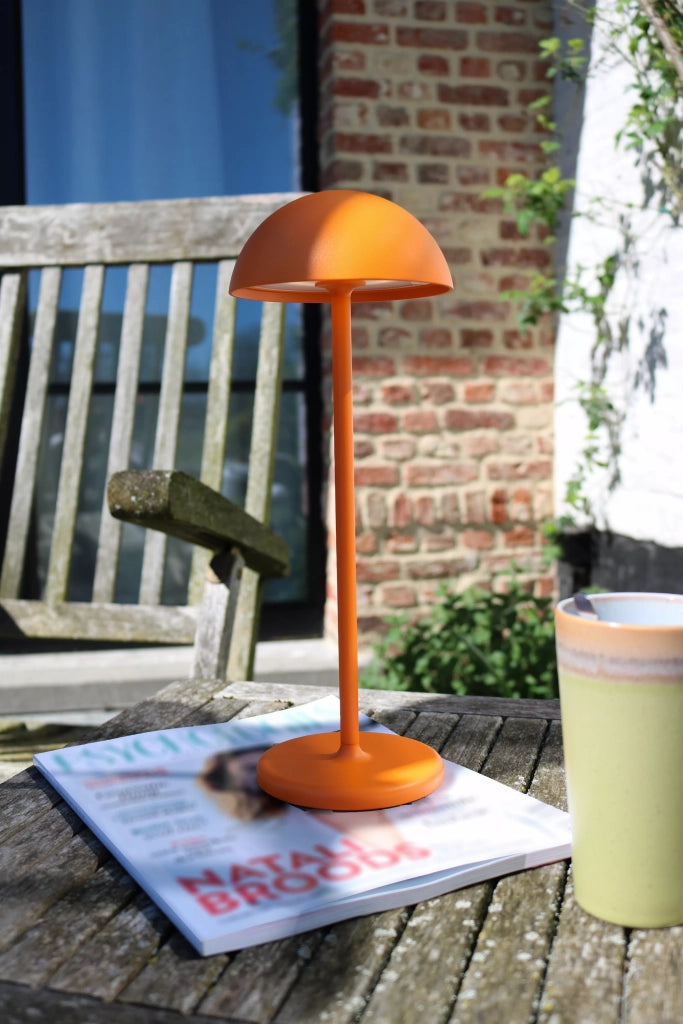 Lampada da tavolo outdoor arancione LED 1,5W JOY Lucide