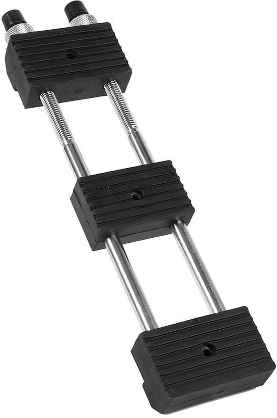 Supporto per lastre di abrasione antiscivolo - Professionale supporto per lastre di abrasione - Larghezza regolabile - Design in silicone - Presa stabile - Acciaio inossidabile
