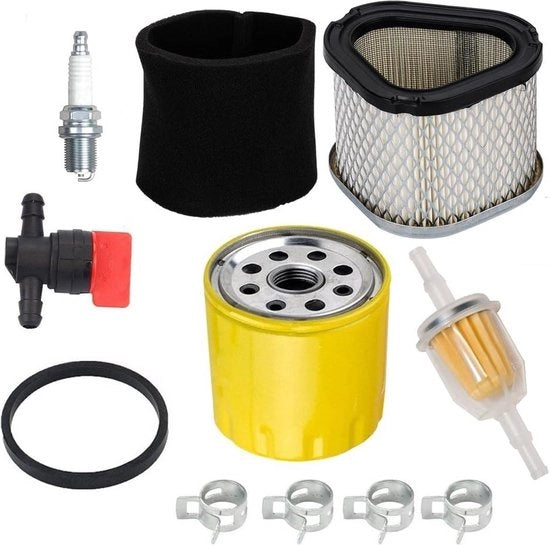 Filtro dell'aria Filtro dell'olio Kit di manutenzione Compatibile con Kohler Command Pro 12 083 10-S1 CV11 CV12.5 CV13 CV14 CV15 CV16 Motocultore - Kit di ricambio per la manutenzione Kohler Command Pro