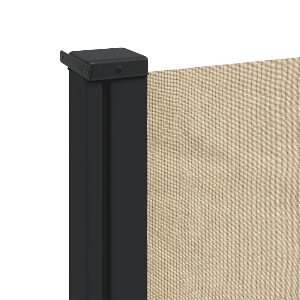 Tenda da Sole Laterale Retrattile Beige 120x500 cm 4004405