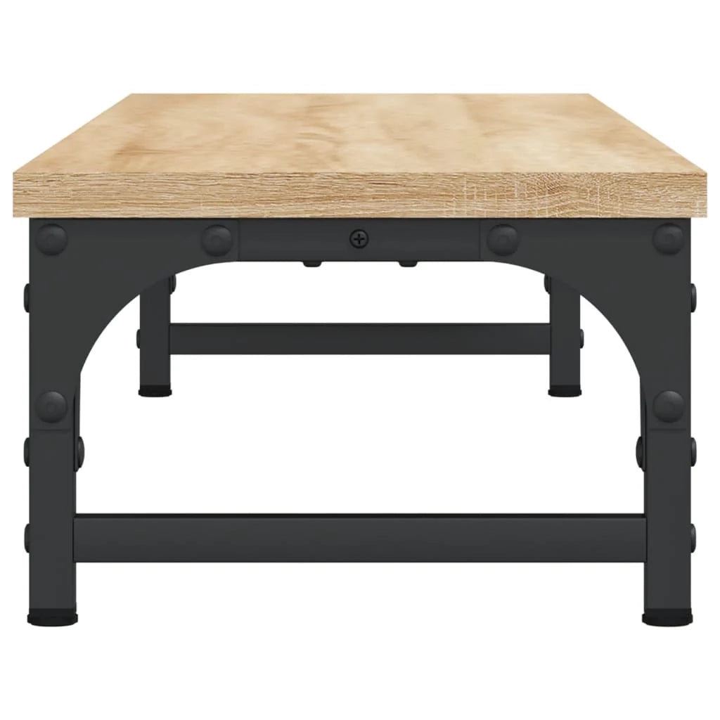 Supporto per monitor da scrivania Sonoma 85 x 23 x 15,5 cm legno ingegnerizzato marrone 02_0045002