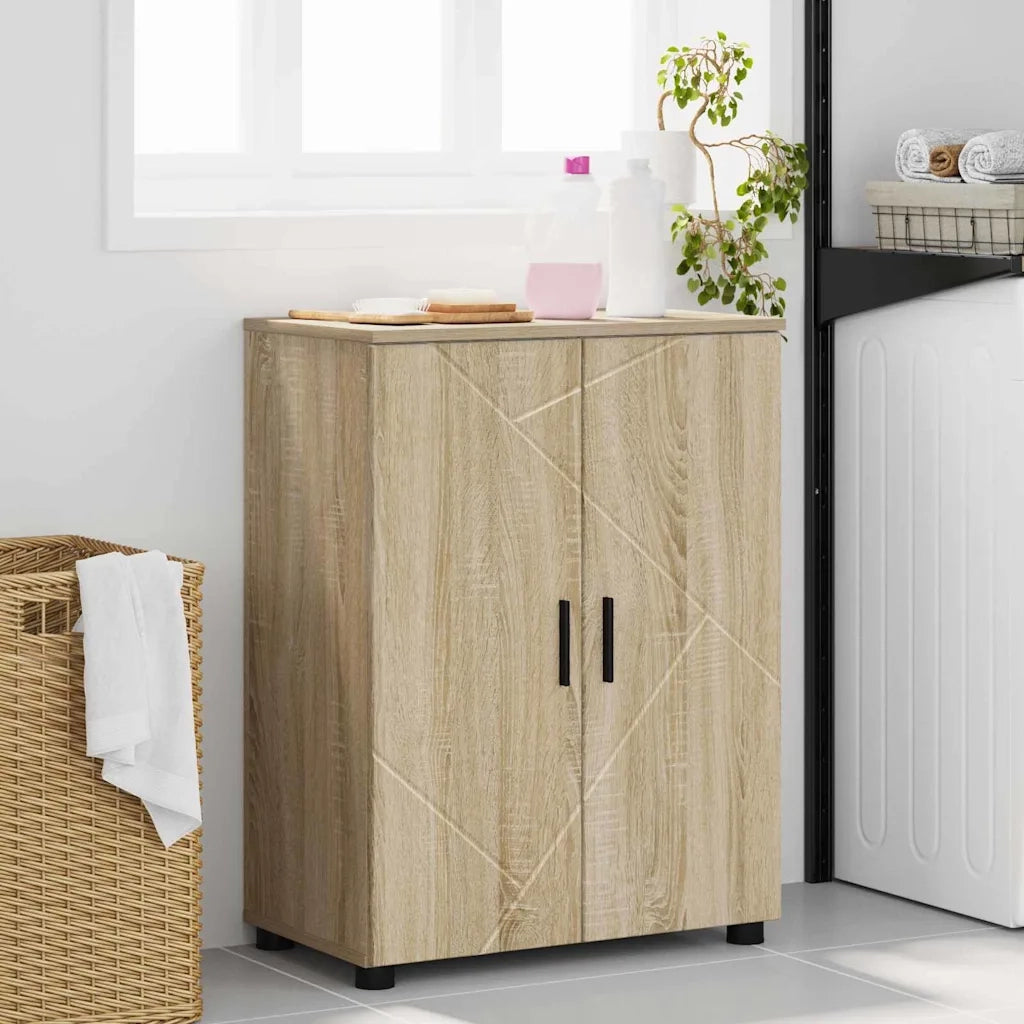 Mobile da Bagno con archiviazione Rovere Sonoma 60 x 35 x 80 cm 883306