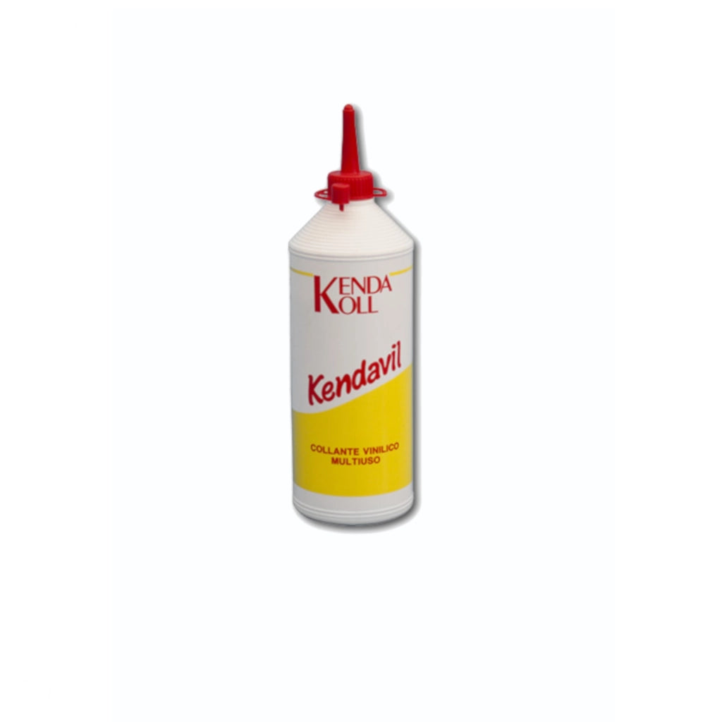 KENDAVIL collante vinilico multiuso KENDA KOLL acetovinilico pronto all'uso legno plastica carta sughero stoffa feltro 3