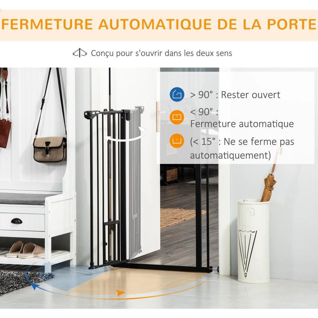 Barriera di sicurezza per animali ¨C zephmum ¨C nero 104.1 cm