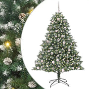 Albero di Natale artificiale con 300 LED Verde 180 cm 3395235